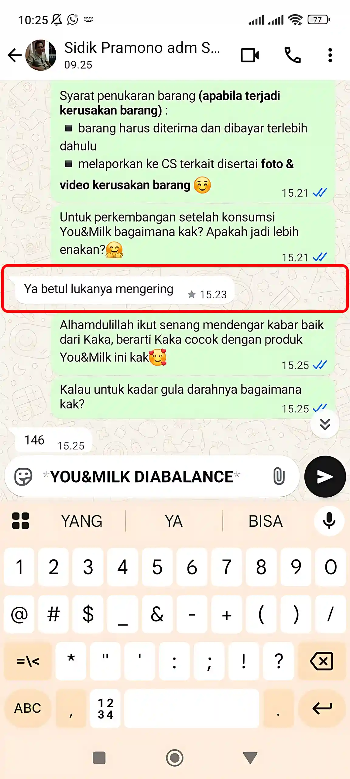 Testimoni (Meta) Y&M 1 - A 100826