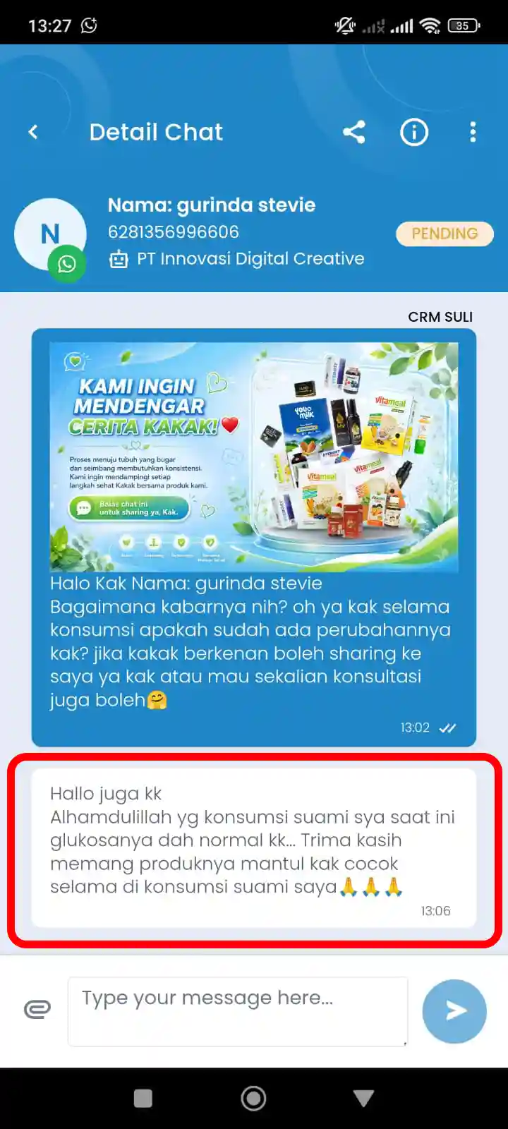 Testimoni (Meta) Y&M 2 - A 100826